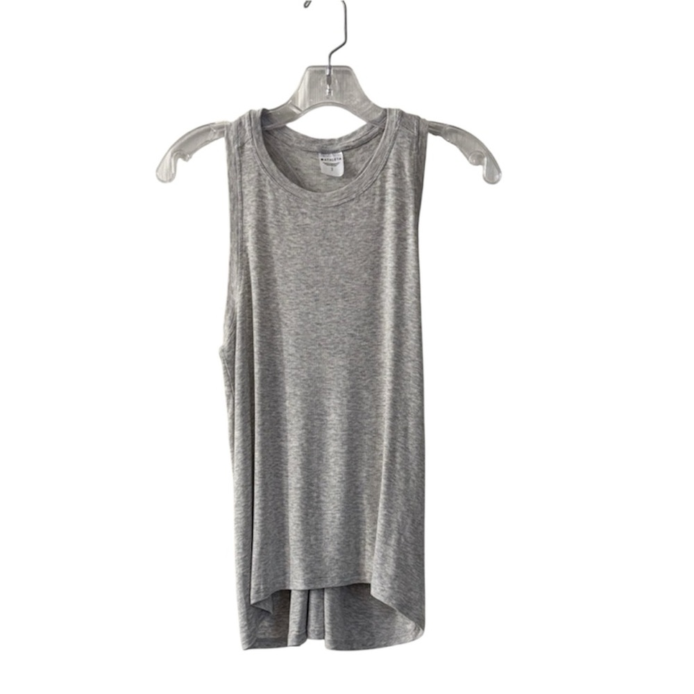 Athleta Light Heathered Gray Tank Top Size Small